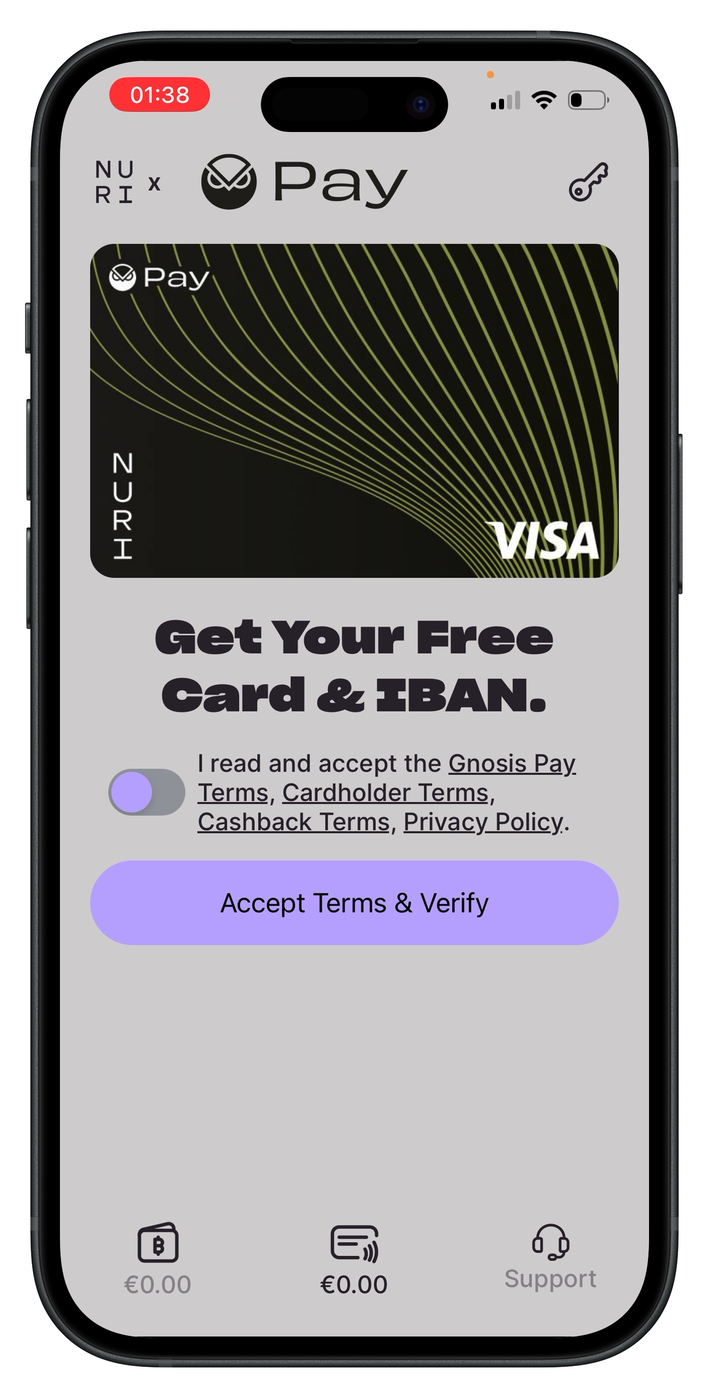Card and IBAN verification
